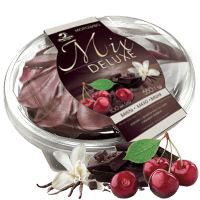 Мороженое «Mix Deluxe» ваниль-какао-вишня