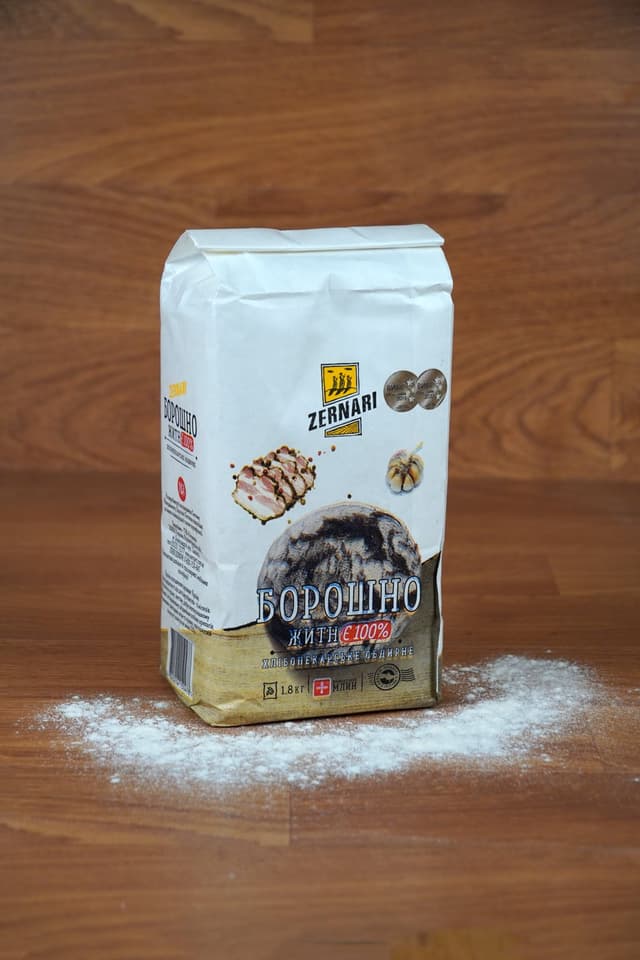 Мука  ржаная 100%  1,8 кг
