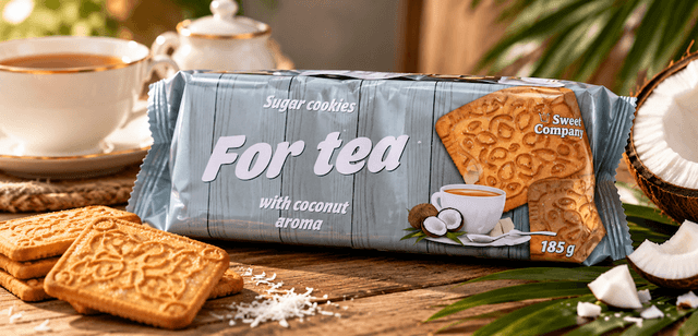 Coconut tea cookies