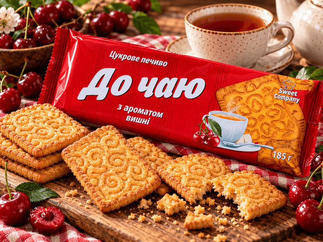 Cherry tea cookies
