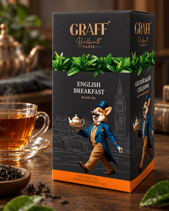 Чай черный Graff "English breakfast"